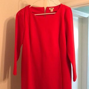 J crew Red Cocktail Dress